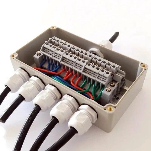 20pc PG13.5 Black Waterproof Nylon Black Cable Gland with Gasket and Lock Nut US - Picture 5 of 7