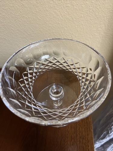 Plato de compota redondo con patas de tallo corto Waterford Crystal-Colleen de colección - Imagen 5 de 11