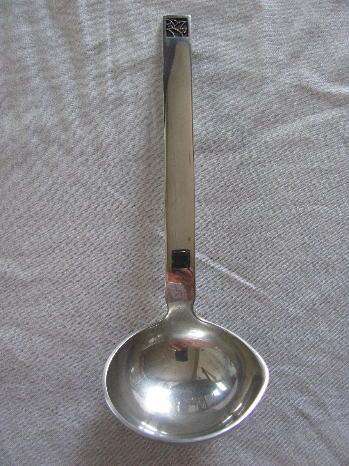 Evald Nielsen Denmark Silver 830 - Pattern #33 - Gravy/Sauce Ladle