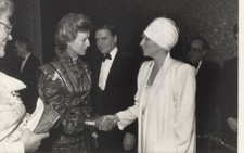 Barbra Streisand Princess Alexandra Yentl Premiere Original Photo Stamped Snipe