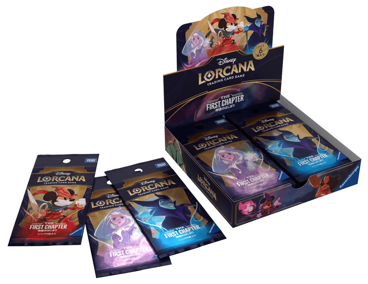 TAKARA TOMY LORCANA 逆襲のアースラ 1カートン ディズニー・ロルカナ・TCG 日本語版 ブースターパック 逆襲の