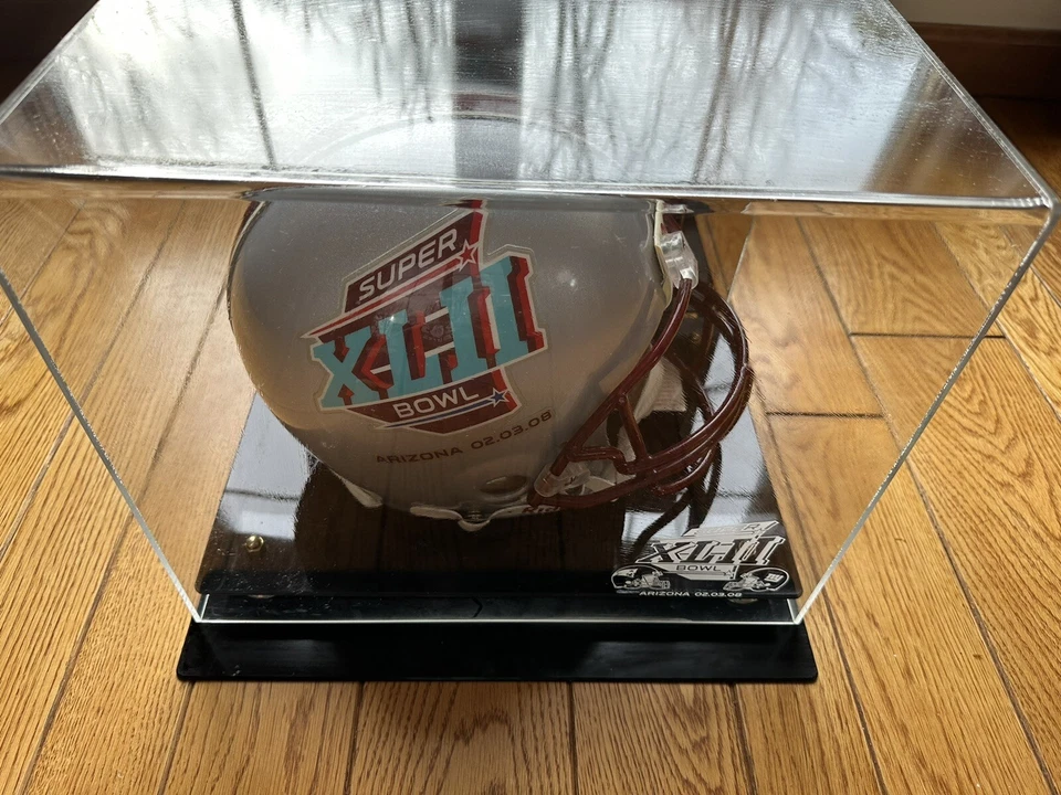 AUTÉNTICO Estuche Casco Personalizado Super Bowl XLII 42 NY Giants Manning (SOLO ESTUCHE) Foto 2 de 3