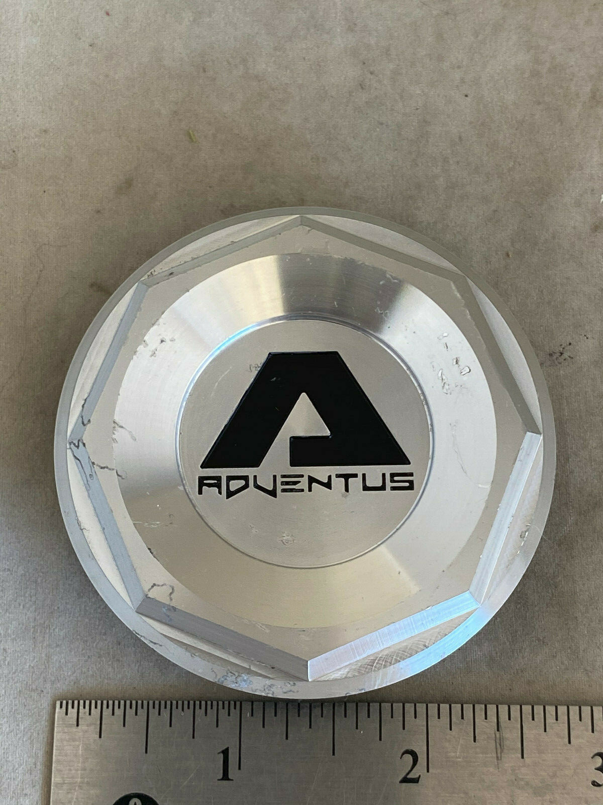 A Adventus Custom Wheels Machined Alloy Wheel Rim Hub Cover Center Cap 1937K68-image