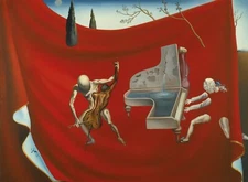 SALVADOR DALI Surrealism Art Poster or Rolled Canvas Print "LA MUSIQUE"