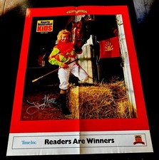 Julie Krone ROOKIE Poster 1989 Jockey Horse Sports Illustrated for Kids SI