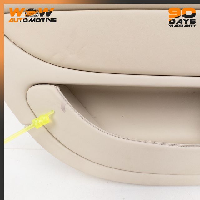 06-13 BENTLEY CONTINENTAL FLYING SPUR REAR LEFT INTERIOR DOOR PANEL BEIGE OEM