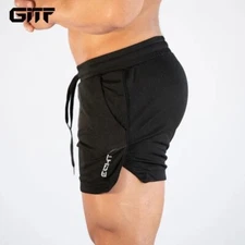 Men's Gym Training Shorts Quick Dry Compression Athletic Wear Fitness Workout