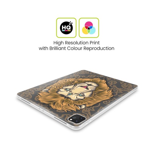 HEAD CASE DESIGNS DECORATIVE ANIMAL FACES SOFT GEL CASE FOR SAMSUNG TABLETS 1 - Picture 2 of 10