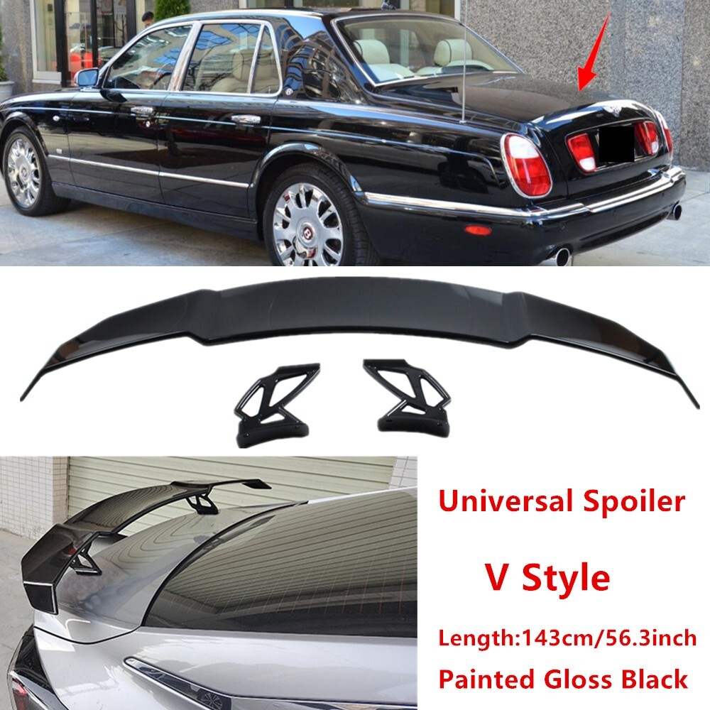 Fit For Bentley Arnage 1999-2009 Trunk Lid Racing Spoiler Wing Universal Painted