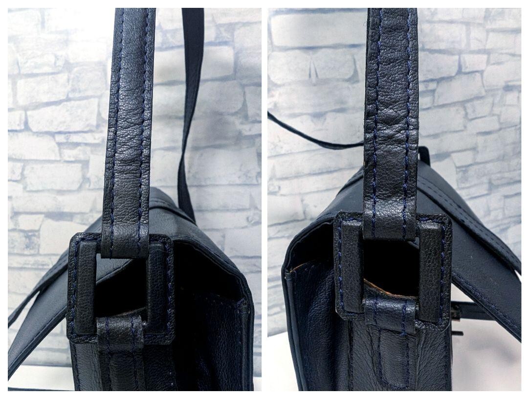 Borsa a tracolla YVES SAINT LAURENT pelle marina vintage usata