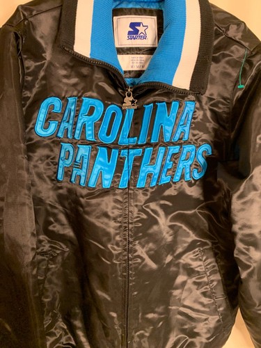 Vintage Starter Carolina Panthers Jacket Mens Size Medium Full Zip - Bild 2 von 9