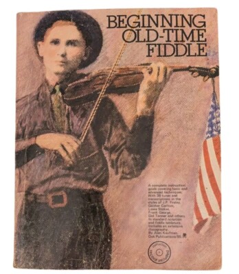 Beginning Old-Time Fiddle ~ 1977 Instruction & Songbook ~ VG Clean