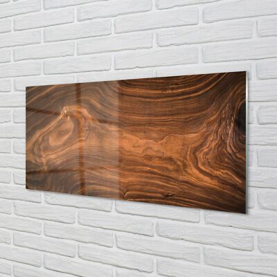 Tulup Acrylglas 100x50 Wandkunst Holzmaserung Knoten