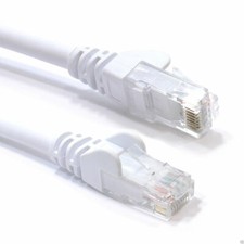 15m Cat 6 UTP RJ45 LS0H White Networking Inetrnet CCA Cable