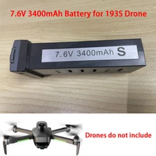 ​Original 7.6V 3400mAh Battery Spare Accessory for 193S Drone Quadcopter