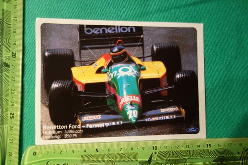 Alter Aufkleber Motorsport Benetton Ford - Formel 1