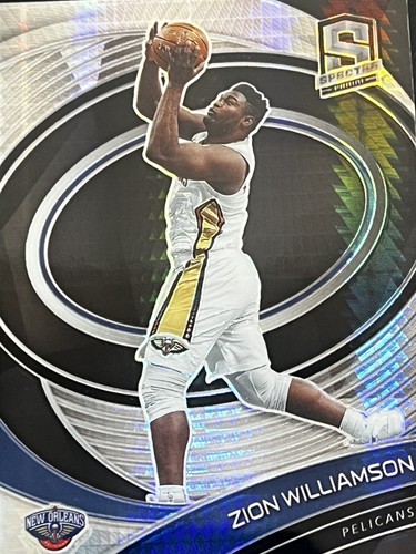 Zion Williamson 2020-2021 PANINI SPECTRA Asia Black #ed 1/1 - Picture 4 of 12