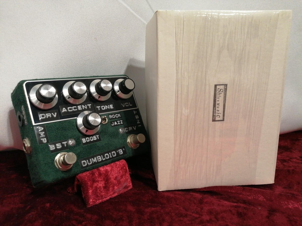 Shin's music DUMBLOID B GREEN SUEDE Boost Special Excellent