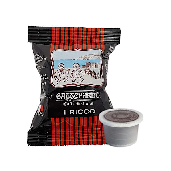N.100 Capsule ToDa Caffè Miscela Gusto Ricco (Compatibili Uno System)