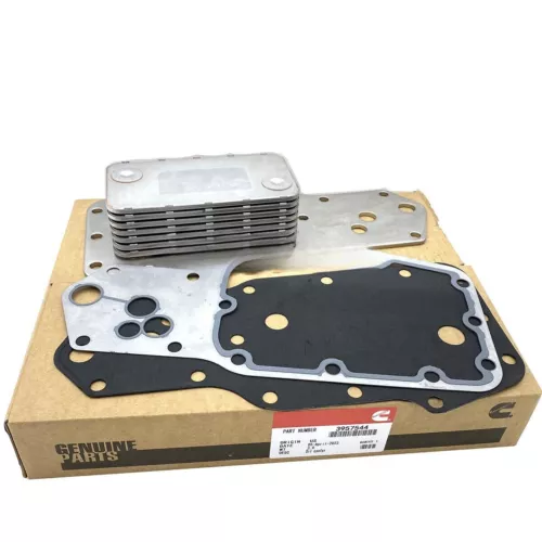 New Cummins Oil Cooler WITH Gaskets For Dodge Cummins 5.9L 6B 6BT 1989 - 1997 - Picture 1 of 7