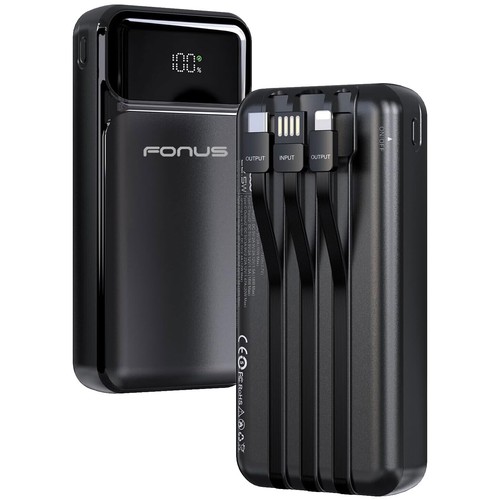 Anker 25,000mAh 165W Power Bank w/ Retractable USB-C Cables