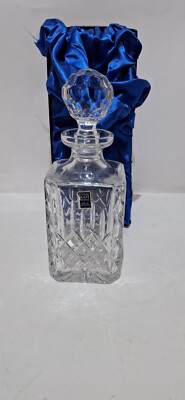 Royal Scot Kristall handgeschliffen Bleikristall Whisky Dekanter - nur leere Flasche