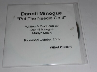 Dannii Minogue - Put the needle on it PROMO CD Single