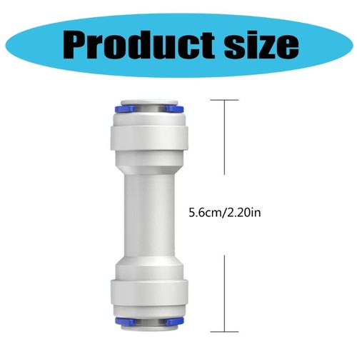 2Pcs 3/8Inch Push to Connect Check Valves Plastic Quick Connect Fitting Enduring - Picture 8 of 8