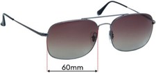 SFx Replacement Sunglass Lenses fits Ray Ban RB3611 - 60mm Wide