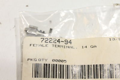 HARLEY-DAVIDSON 14 GAUGE FEMALE TERMINAL 72244-94 5-PACK | eBay