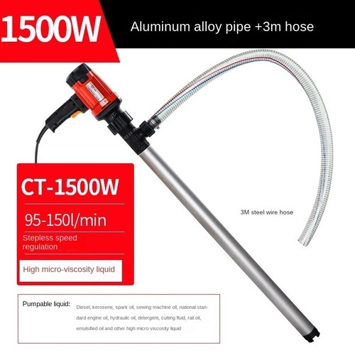 Portable Electric Hand Crank Oil Drum Pump 220V High Power Industrial Oil Pumps - Picture 32 of 33