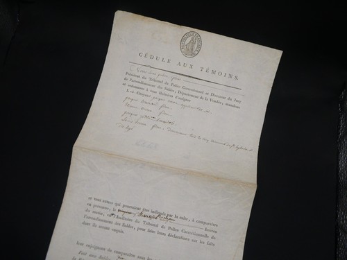 Vendée - Lote De Manuscritos Y Autógrafos - Imagen 6 de 22