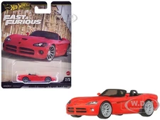2003 DODGE VIPER SRT10 RED "FAST & FURIOUS" DIECAST MODEL BY HOT WHEELS JBL85