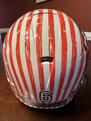 Casque de baseball patriotique - drapeau américain. | Vecteur Premium
