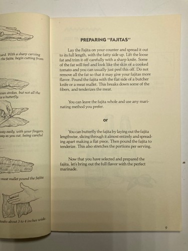 Fajita Fiesta By Rebecca Reyes Tex-Mex Fajitas Meals Desserts Mexican Food 1985 - Picture 7 of 24