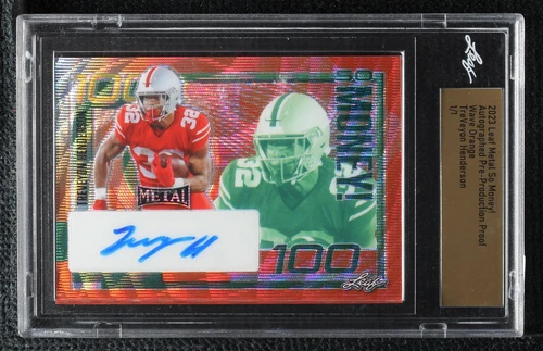 2023 Leaf Metal Treveyon Henderson #SM-TH1