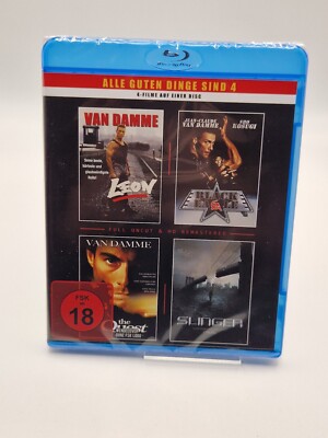 Jean-Claude Van Damme 4 Film COLLECTION / Slinger, Leon, The Quest, Black Eagle