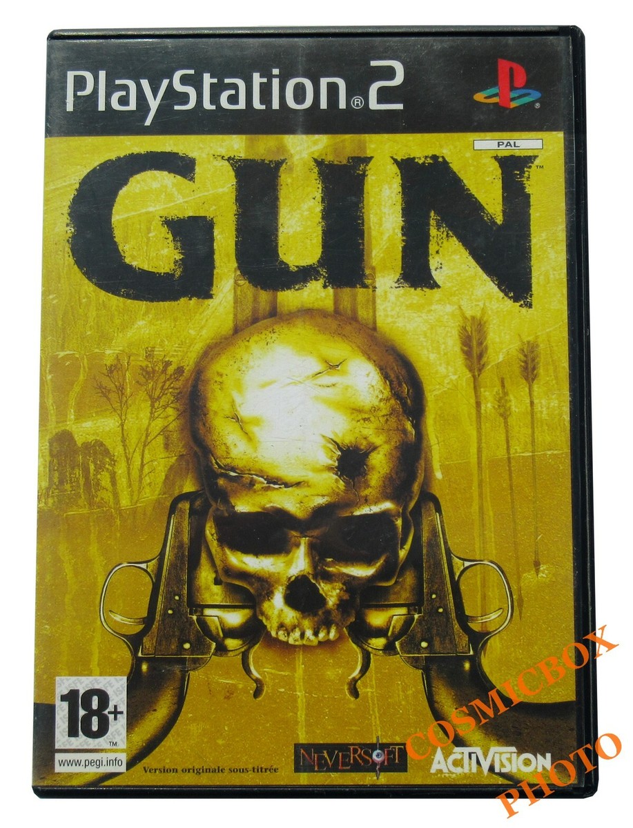 Jeu GUN Sur PlayStation 2 – Western, Duel, Action – Complet + Notice – Très Bon état