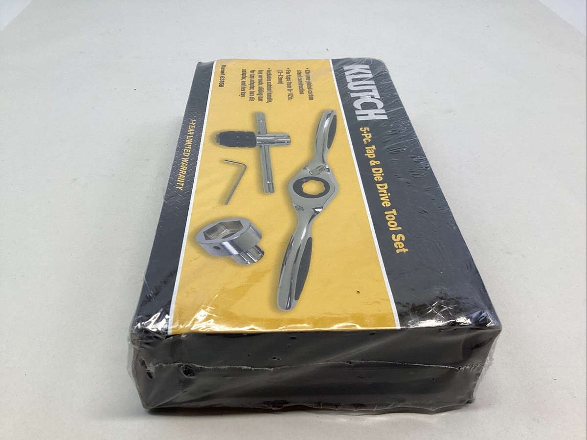 Klutch Tap And Die Drive Tool Set 5 Piece Item No 63858 | eBay