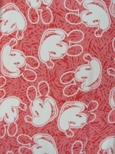 LuLaRoe TC Disney Leggings Coral Mickey Heads New - Picture 2 of 3