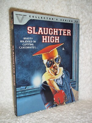 Slaughter High (Blu-ray 2021) horror Caroline Munro Simon Scuddamore w/SLIPCOVER