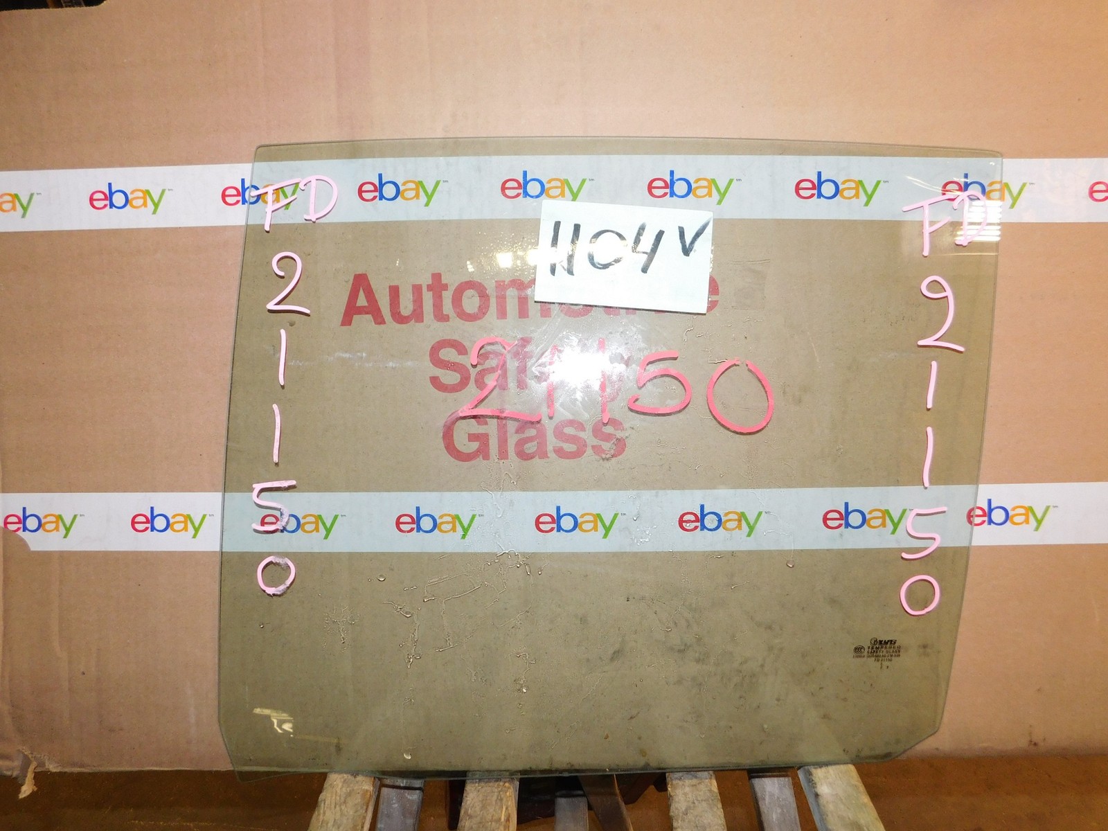 01 02 03 04 05 Toyota Rav4 REAR DRIVER Side Door Glass USED #1104-V