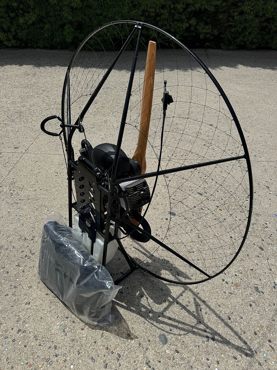 Miniplane Abm Rigid USED Miniplane ABM Rigid Cage Paramotor with the Vittorazi Moster Plus ...