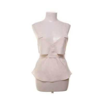 Zara Basic Collection, Tank­top, Größe: S, Weiß, Polyester, Einfarbig #IRv