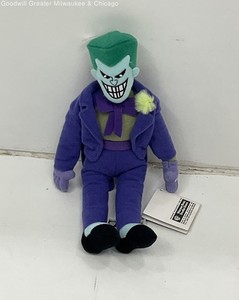 Warner Bros Purple Green Joker Cartoon Plush Bean Bag Studio Store