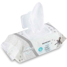 Hypoallergenic Pet Grooming Wipes for Dogs and Cats Extra Large 8.6 x 7.8 Inch