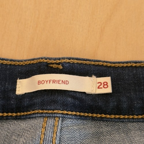 Levis Jeans Damen Blau Boyfriend Stretch Medium Wash Denim 28W 27L - Bild 6 von 10