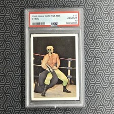 1988 NWA Wonderama Sting #17 Rookie Card RC PSA 10 POP 6 Grail Wrestling Invest 