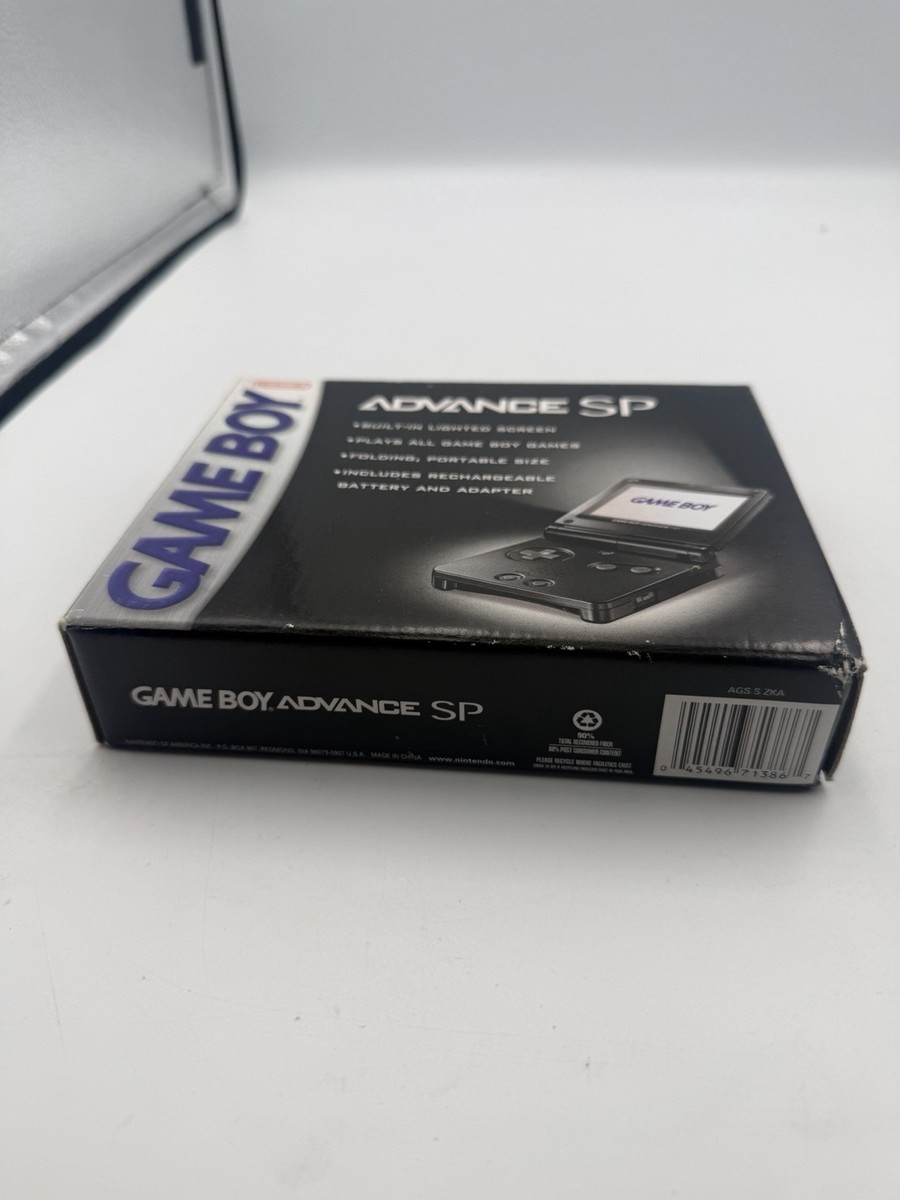 Nintendo Game Boy Advance SP Handheld Console - Onyx Black for