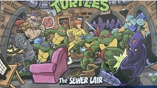 NECA Teenage Mutant Ninja Turtles TMNT Sewer Lair Diorama Collectible - NEW